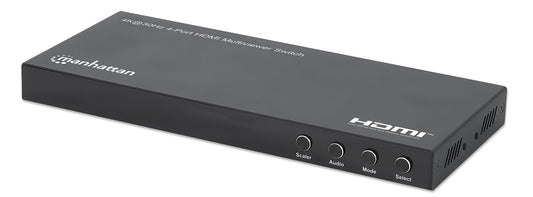 Switch multiviewer HDMI Manhattan de 4 puertos 4K