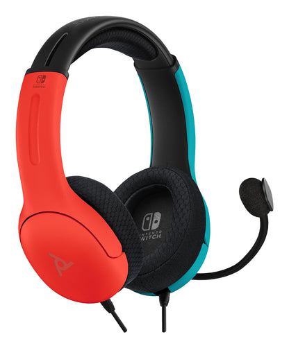 PDP LVL40 Auriculares Alámbrico Diadema Juego Negro, Azul, Rojo
