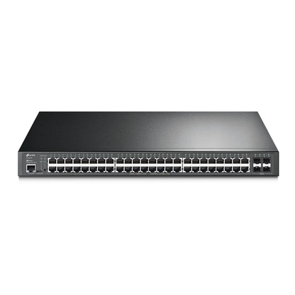TP-Link JetStream TL-SG3452P dispositivo de redes Gestionado L2/L3 Gigabit Ethernet (10/100/1000) Energía sobre Ethernet (PoE) 1U Negro