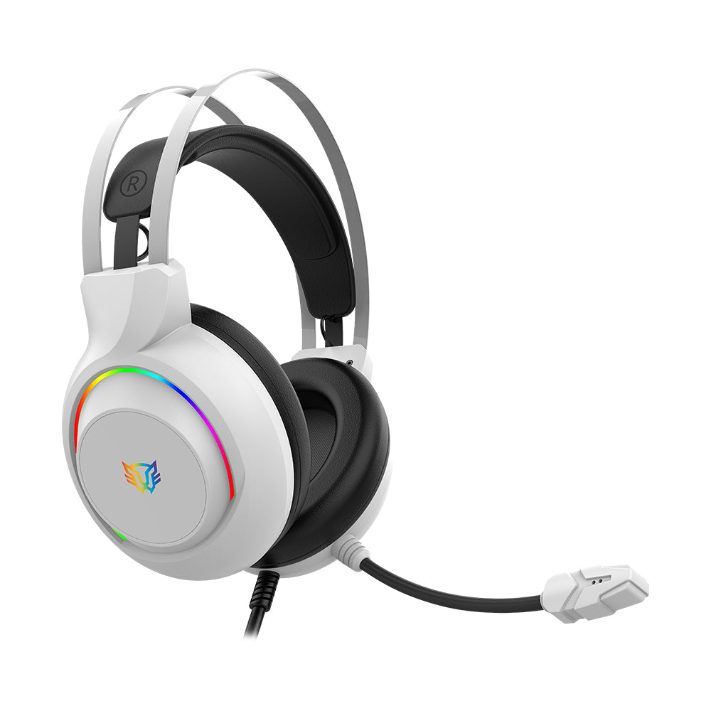 Audífonos Gamer Balam Rush Hesix II HS688 para Xbox OneXbox Series XSNintendo SwitchPCSmartphone Alámbrico 3.5mm Blanco