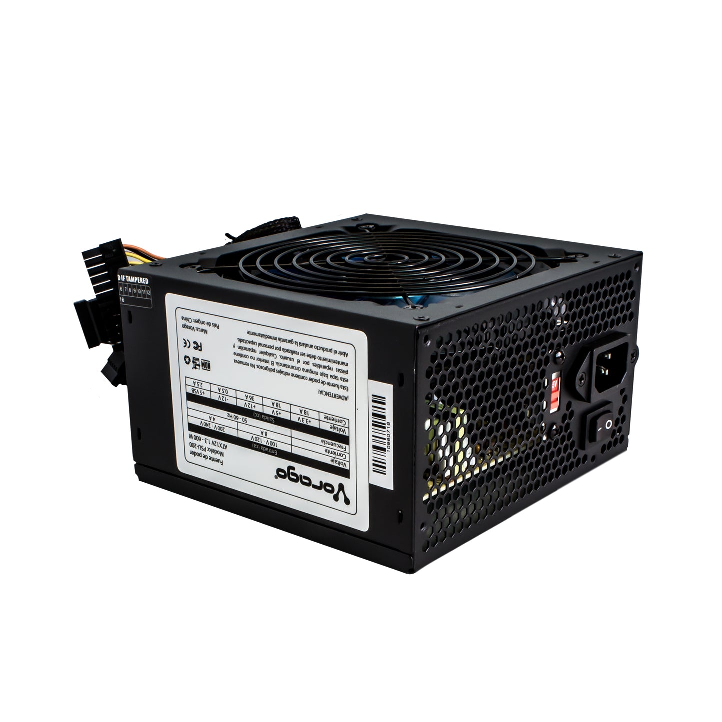 Fuente de Poder Vorago Start The Game PSU-200 600 Watts 2xSATA