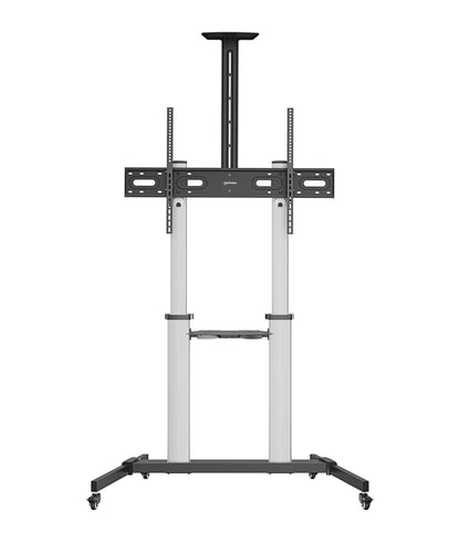 Manhattan 462563 soporte para TV 2.54 m (100") Negro, Plata