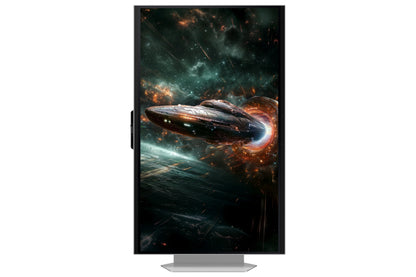 Monitor Gamer Samsung 27" 3D Odyssey 4K IPS 3840x2160 165HZ Plano Plata RGB 1MS G90XF