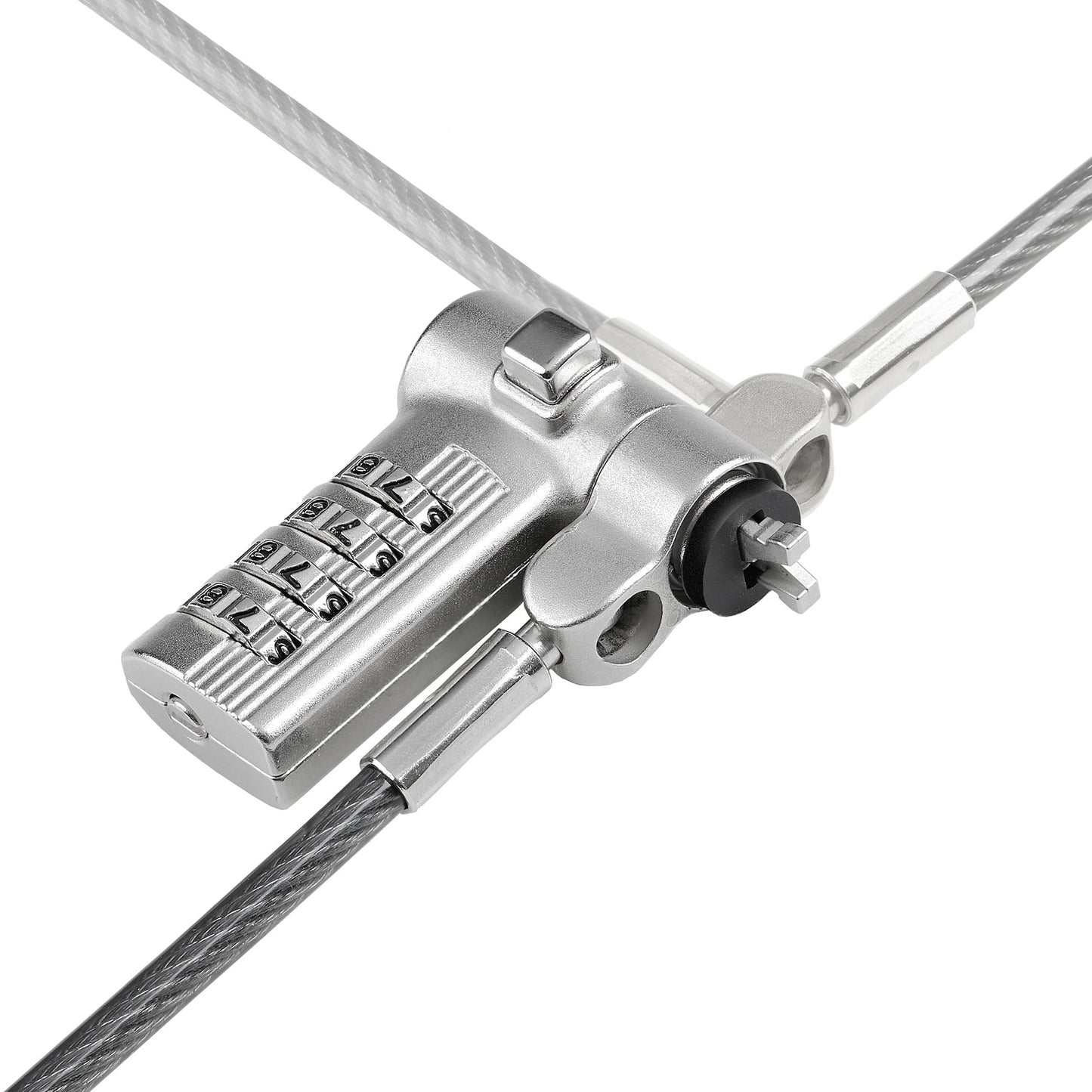 StarTech.com UNIVC4D-LAPTOP-LOCK cable antirrobo Negro, Plata