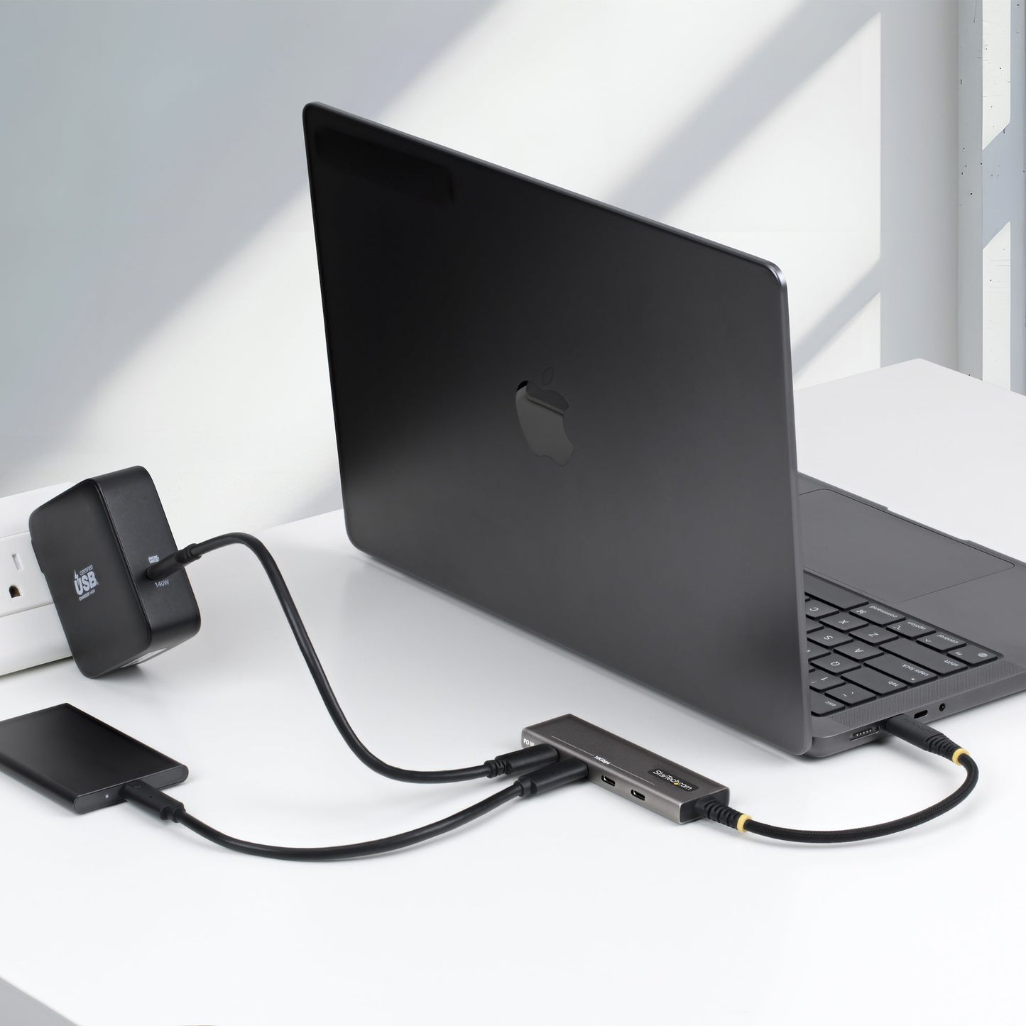 StarTech.com 309B-USBC-HUB nodo concentrador USB 3.2 Gen 2 (3.1 Gen 2) Type-C 10000 Mbit/s Gris