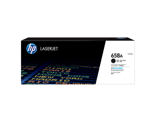 Toner HP LaserJet 658A Negro