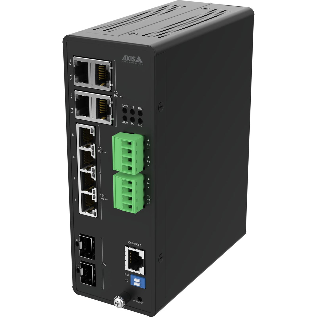 Axis 02621-001 dispositivo de redes Gestionado 10G Ethernet (100/1000/10000) Energía sobre Ethernet (PoE) Negro