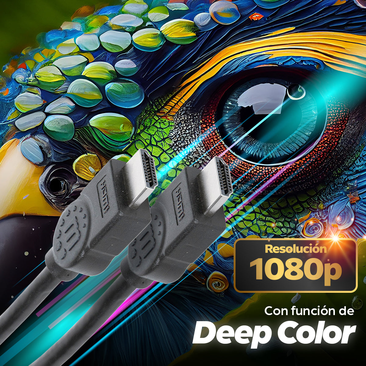 Manhattan 323246 cable HDMI 10 m HDMI Tipo A (Estándar) Negro