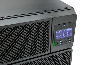 UPS APC 10 kVA/10 kW Rack 6U 208 V 4 Salidas L6-30R NEMA Tarjeta de red+SmartSlot Autonomía Extendida