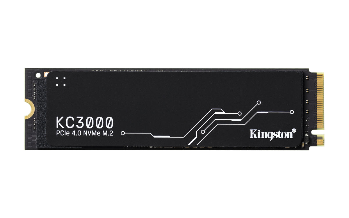 Unidad de Estado Sólido SSD Kingston KC3000 PCIe 4.0 NVMe M.2 SSD 2048GB Color Negro