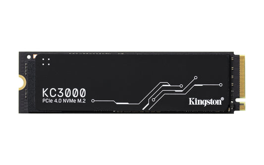 Unidad de Estado Sólido SSD Kingston KC3000 PCIe 4.0 NVMe M.2 SSD 2048GB Color Negro