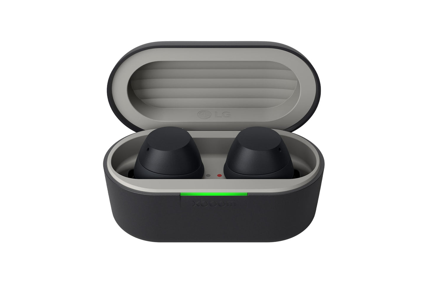 Audífonos Xboom LG Buds negros Signature Sound con driver de grafeno