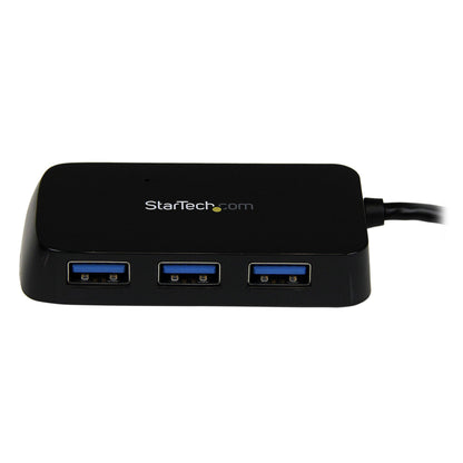 StarTech.com ST4300MINU3B nodo concentrador USB 3.2 Gen 1 (3.1 Gen 1) Type-A 5000 Mbit/s