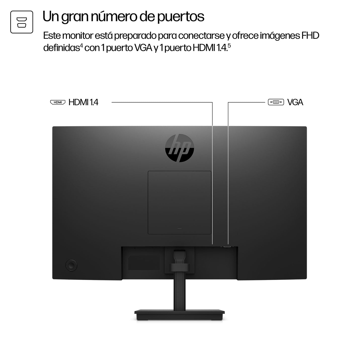 HP Series 3 Pro 23.8 inch FHD Monitor - 324pv monitor de computadora 60.5 cm (23.8") 1920 x 1080 Pixeles Full HD LCD Negro