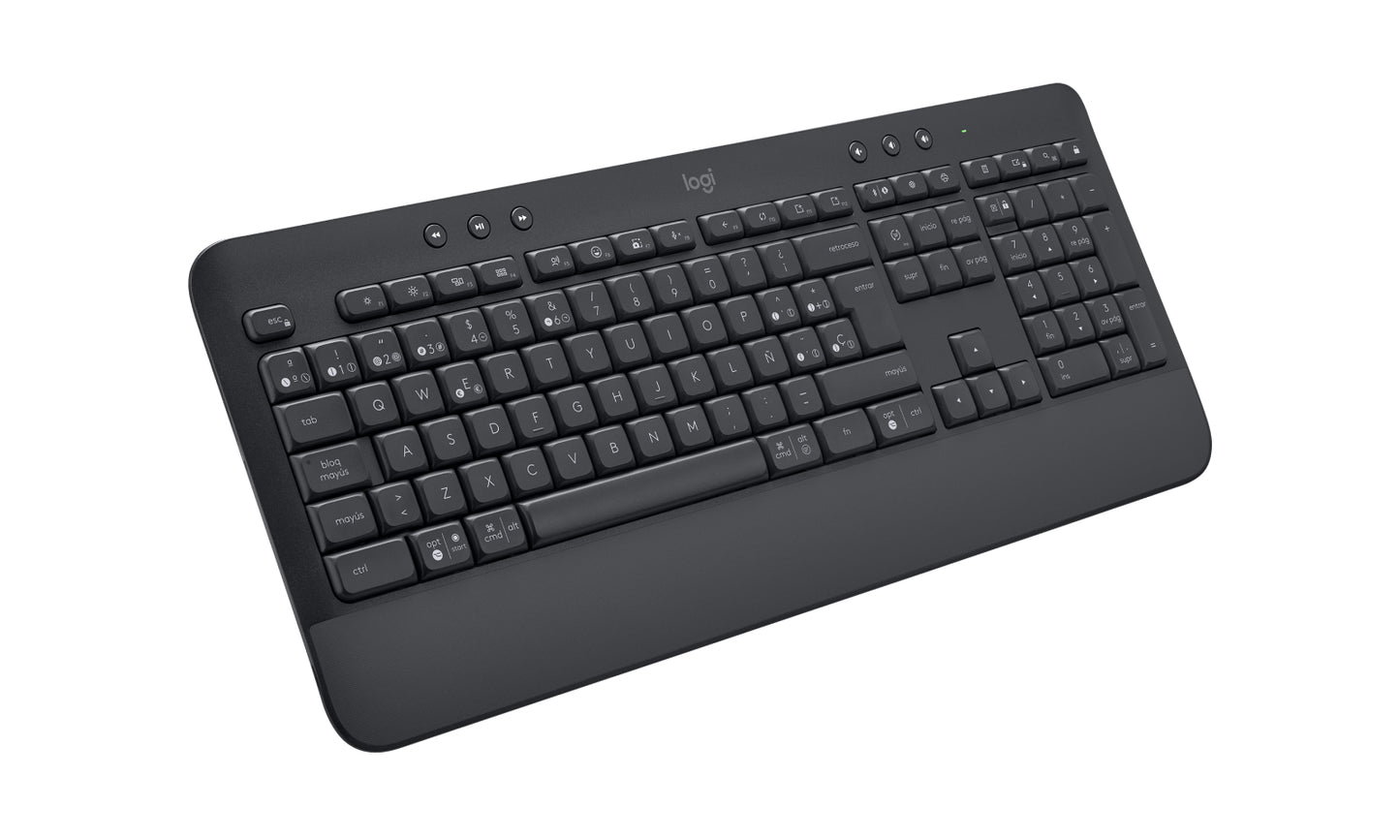 Logitech 920-010910 teclado Oficina Bluetooth QWERTY Español Grafito