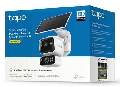 TP-Link Tapo C645D KIT Cámara de seguridad IP Exterior 2304 x 1296 Pixeles Techo/pared/Tubo