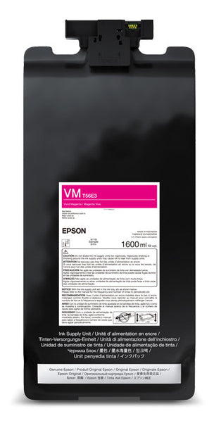 Tinta EPSON UltraChrome PRO12 de 1.6 litros en color magenta vivo