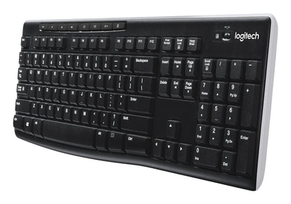 Teclado Logitech K270 Inalambrico USB 2.0 Negro