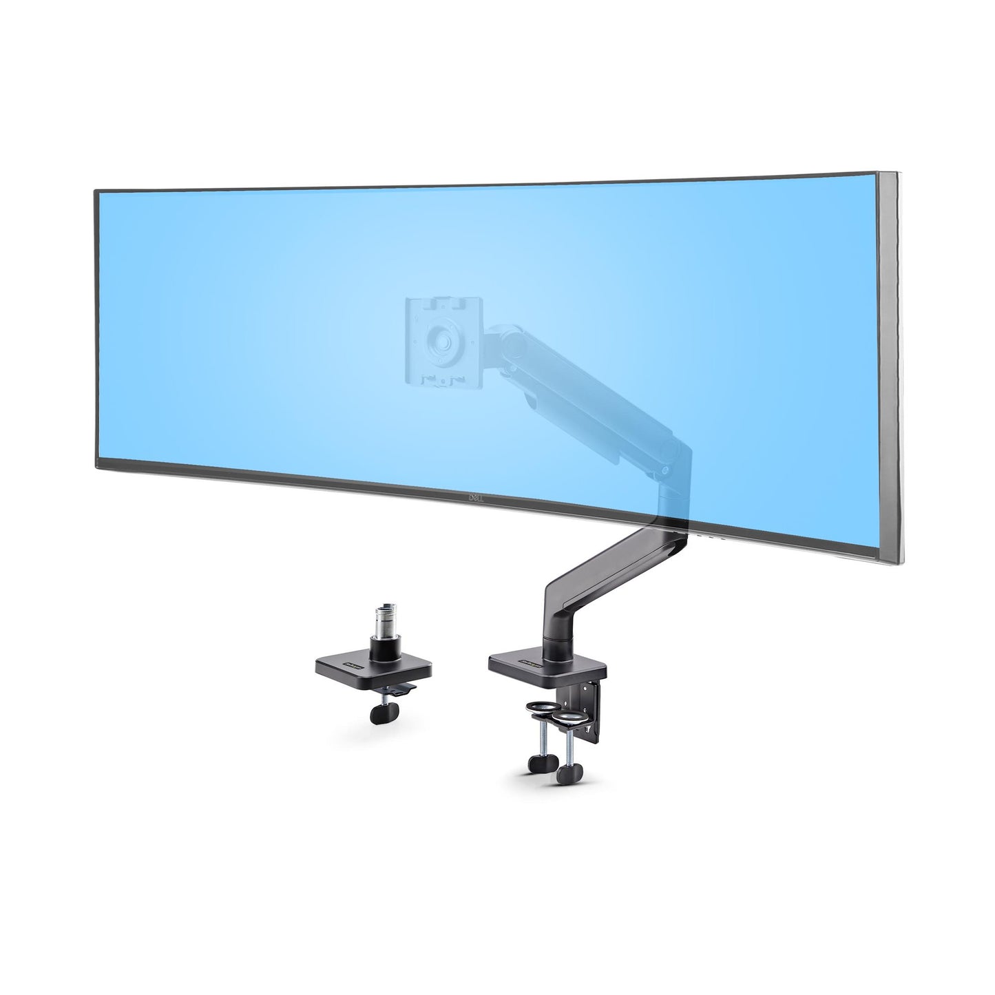 StarTech.com H1M1AG1-MONITOR-ARM soporte para pantalla plana 124.5 cm (49") Negro