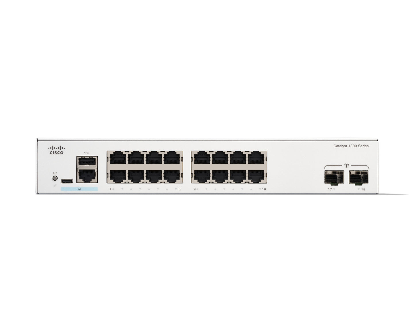 Cisco C1300-16T-2G dispositivo de redes Gestionado L2/L3 Gigabit Ethernet (10/100/1000) Blanco