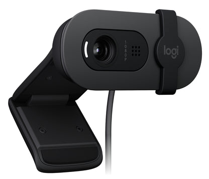 Cámara Web Logitech Brio 100 RTL Full HD 1080p Micrófono Integrado Conectividad USB Color Grafito