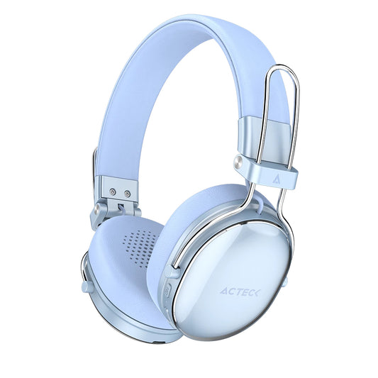 Audífonos Inalámbricos Acteck Over Ear Luxe Chic HP710 Elite Azul