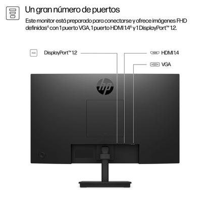 Monitor HP Serie 3 Pro 324PF 23.8 FHD 1920 x 1080 5ms IPS 100Hz VGA DP HDMI
