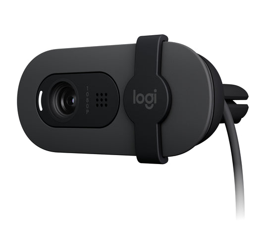Cámara Web Logitech Brio 100 RTL Full HD 1080p Micrófono Integrado Conectividad USB Color Grafito