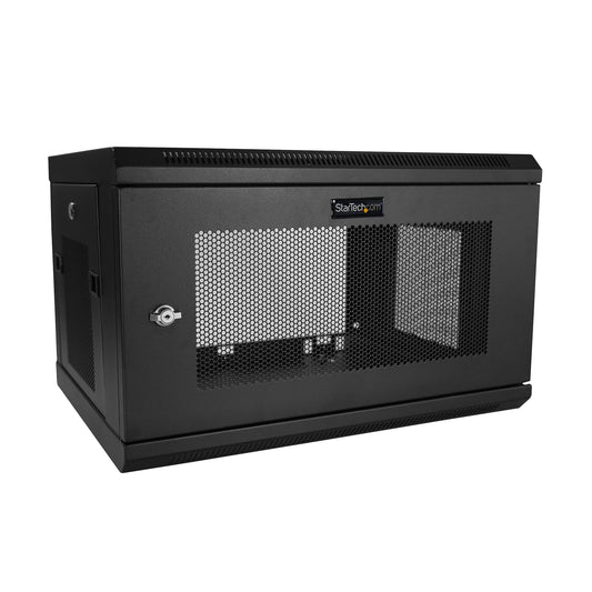 StarTech.com RK616WALM armario rack Bastidor de pared Negro