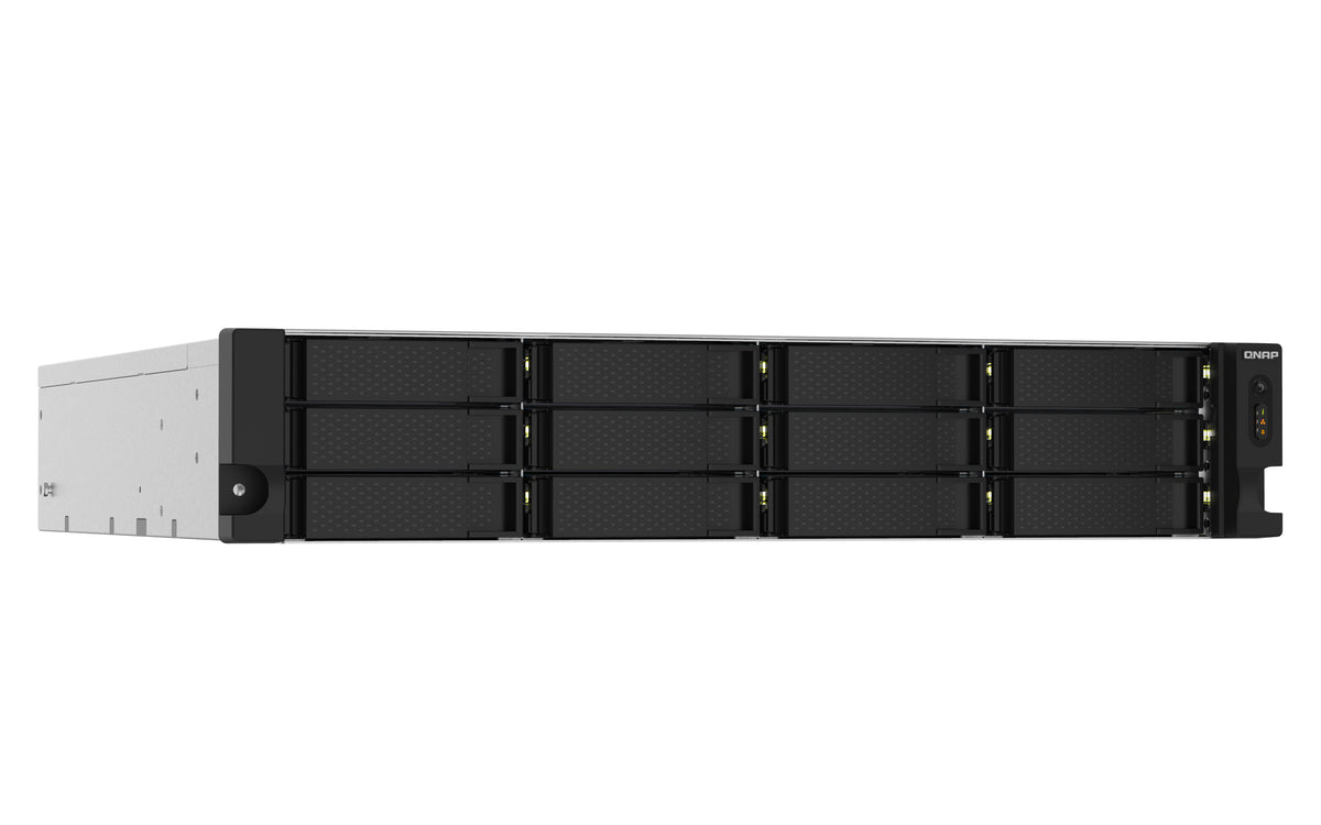 QNAP TS-1232PXU-RP NAS Bastidor (2U) Annapurna Labs Alpine AL-324 4 GB DDR4 0 TB QNAP Turbo System Negro