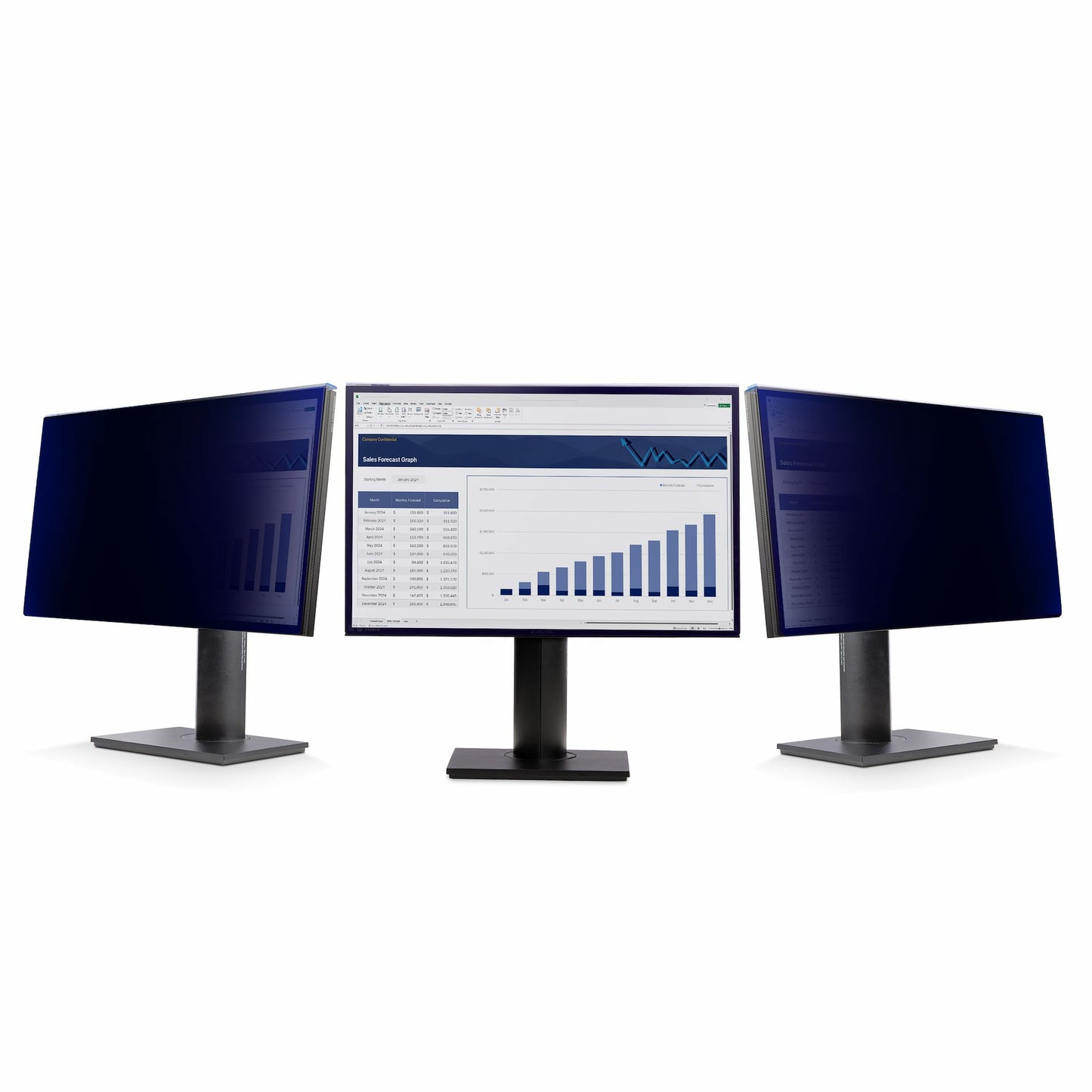 StarTech.com 2469A-PRIVACY-SCREEN filtro para monitor 61 cm (24") Filtro de privacidad para pantallas sin marco