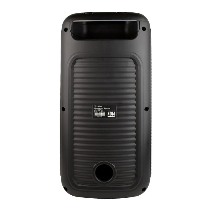 Bafle Perfect Choice Dual 6.5" 30W con Microfono Miniglow