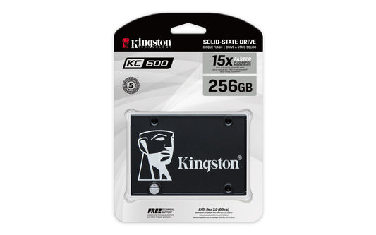 Unidad de Estado Sólido SSD Kingston 256 GB SKC600 SATA3 2.5"