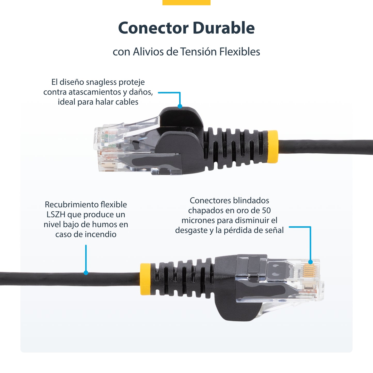 StarTech.com N6PAT10BLS cable de red U/UTP (UTP)