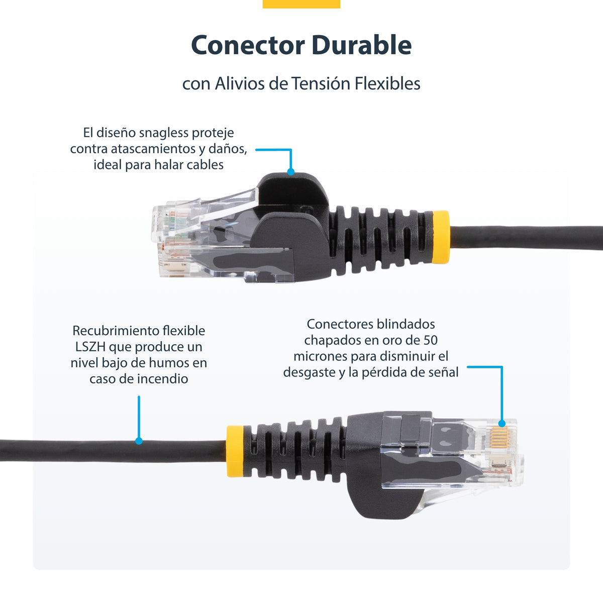 StarTech.com N6PAT10MPLS cable de red Púrpura U/UTP (UTP) Alrededor