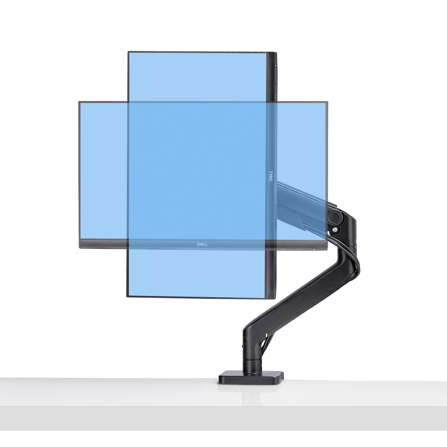 StarTech.com H1M1AG1-MONITOR-ARM soporte para pantalla plana 124.5 cm (49") Negro