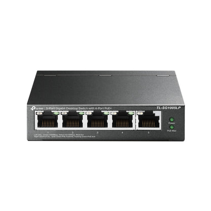 TP-Link TL-SG1005LP dispositivo de redes No administrado Gigabit Ethernet (10/100/1000) Energía sobre Ethernet (PoE) Negro