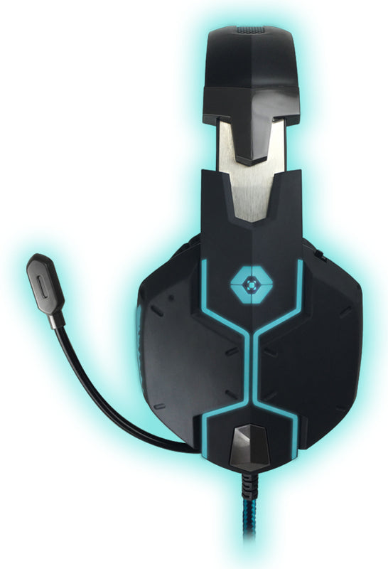 Audífonos Vortred Gamer 7.1 Assault Sonido Envolvente Color Negro