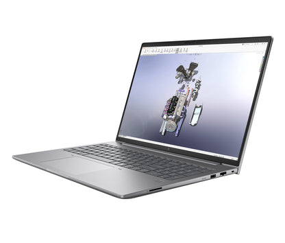 HP Zbook X G1i Intel Core Ultra 9 285H Estación de trabajo móvil 40.6 cm (16") WUXGA 32 GB DDR5-SDRAM 1 TB SSD NVIDIA RTX PRO 2000 Blackwell Wi-Fi 7 (802.11be) Windows 11 Pro AI Workstation, AI PC Plata