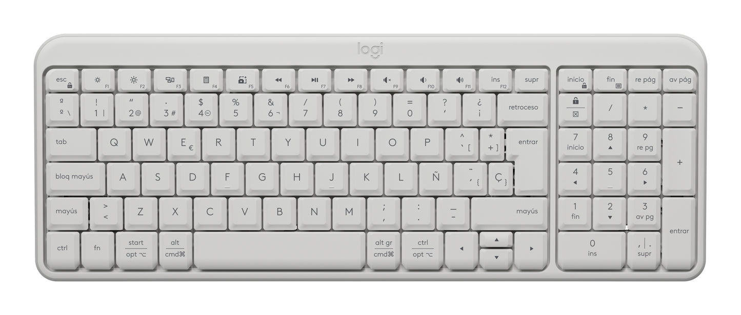 Teclado Logitech K250 Bluetooth  Blanco