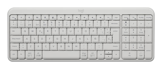 Teclado Logitech K250 Bluetooth  Blanco
