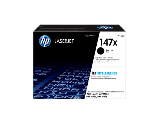 Tóner HP LaserJet 147X Alto Rendimiento 25.2K Páginas Color Negro