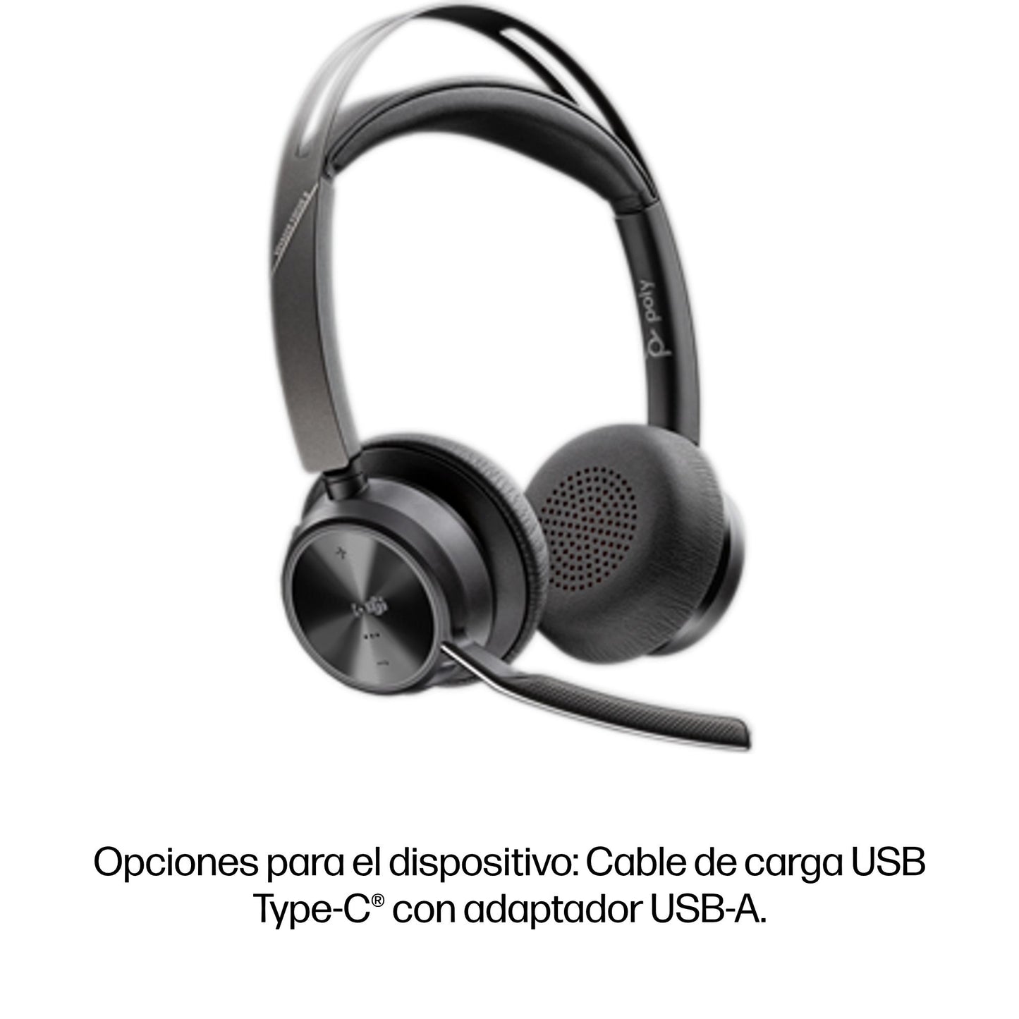 Auriculares Poly Voyager Focus 2 Microsoft Teams Certified with charge stand Headset