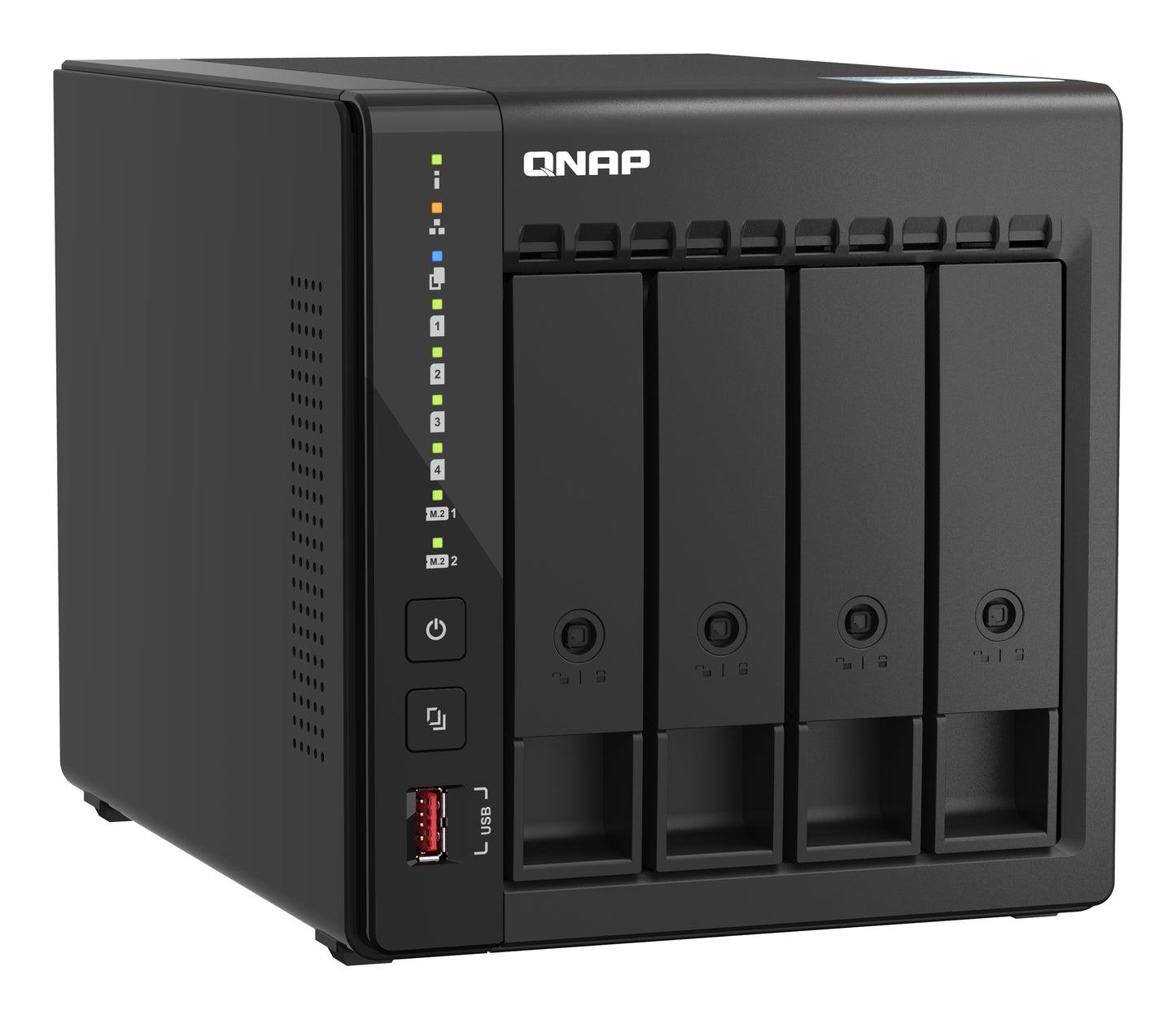 QNAP TS-453E NAS Tower Intel® Celeron® J6412 8 GB 0 TB QNAP Turbo System Negro