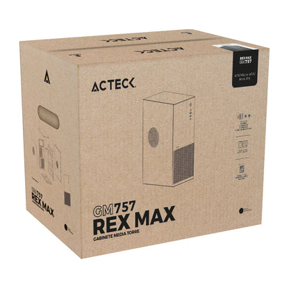 Gabinete Acteck Media Torre Rex Max GM757 Negro