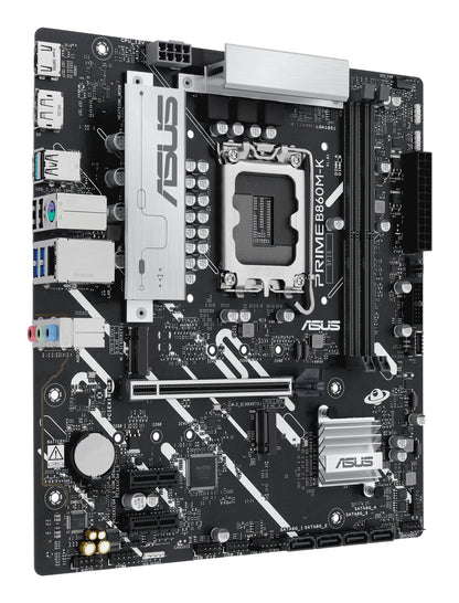 Tarjeta Madre Asus Prime B860M-K DDR5 S 1851 mATX 128GB DDR5 PCIe 5.0 1xPCIe 4.0 M.2 Aura Sync