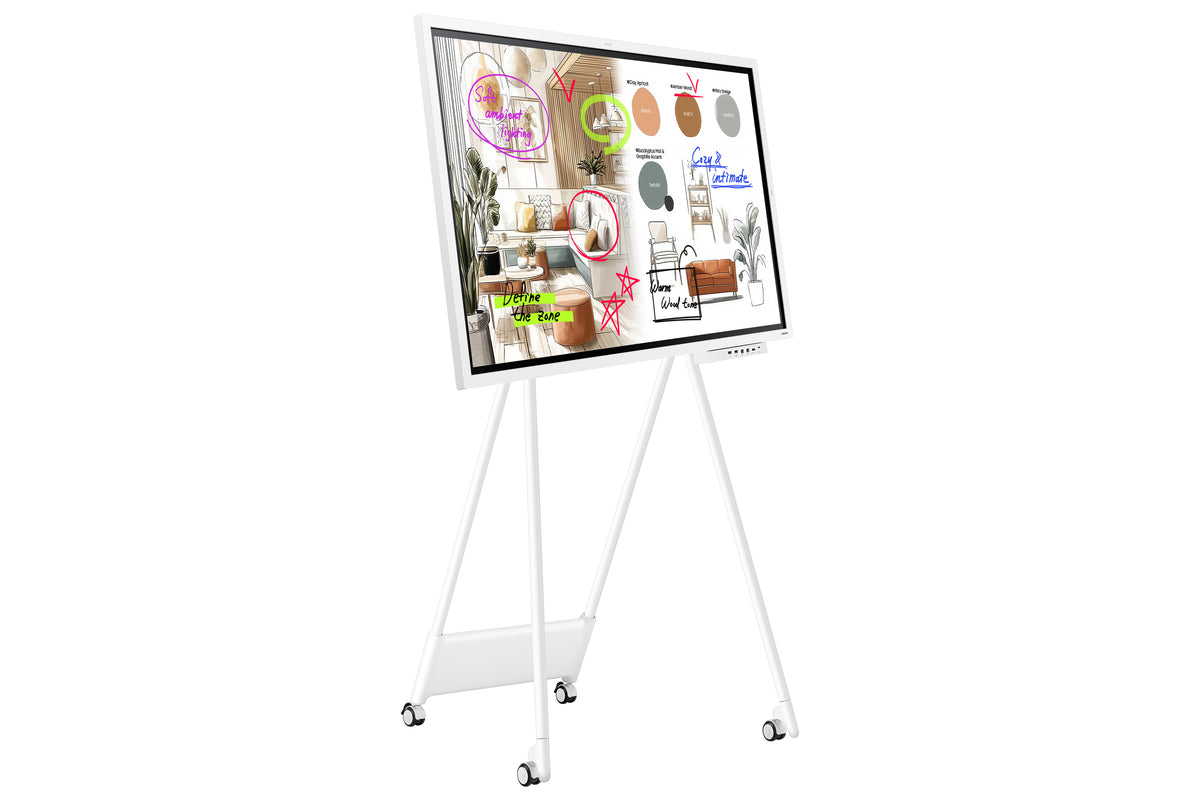 Samsung WM55FX pizarrón interactivo 139.7 cm (55") 3840 x 2160 Pixeles Pantalla táctil Gris, Blanco HDMI