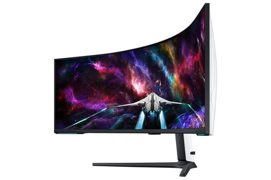 Monitor Samsung 57" Mini Led Curvo FHD Resolucion 7680x2160 Panel VA