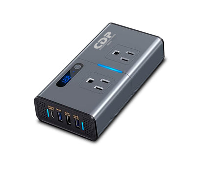 CDP XVU212 adaptador e inversor de corriente Interior 200 W Negro, Gris