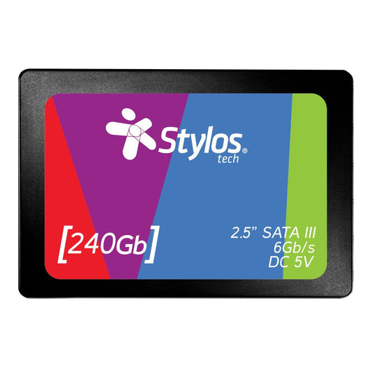SSD Stylos 240GB 2.5" 460MB/s Escritura 510 MB/s Lectura SATA III
